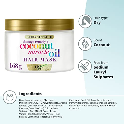OGX Nourishing with Coconut Milk Hydrating Shampoo, Intensely Moisturizes for Immediate Softness from the First Use, Sulfate Free, 385ml