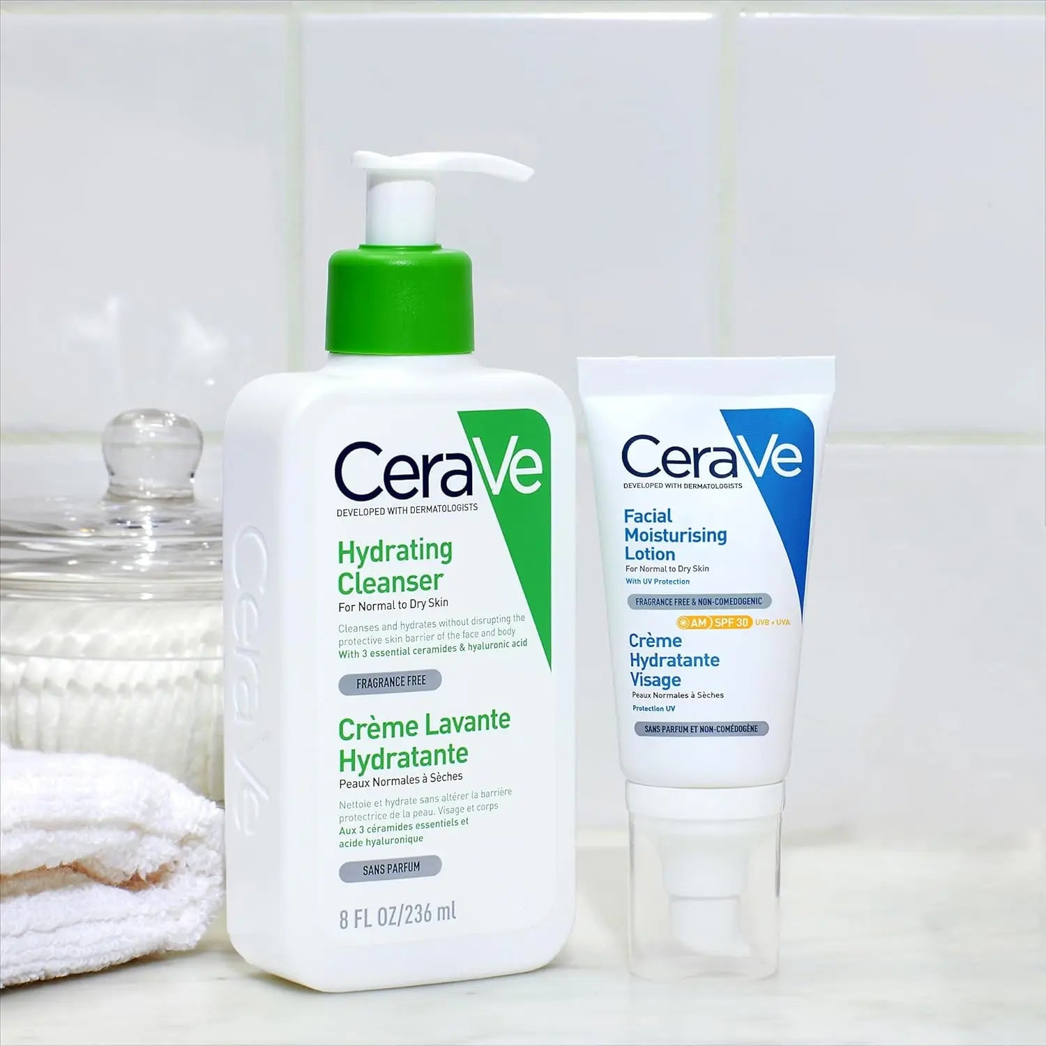 CeraVe AM Facial Moisturizer: 52ml, Normal to Dry Skin, UV Protection, 3 Ceramides.