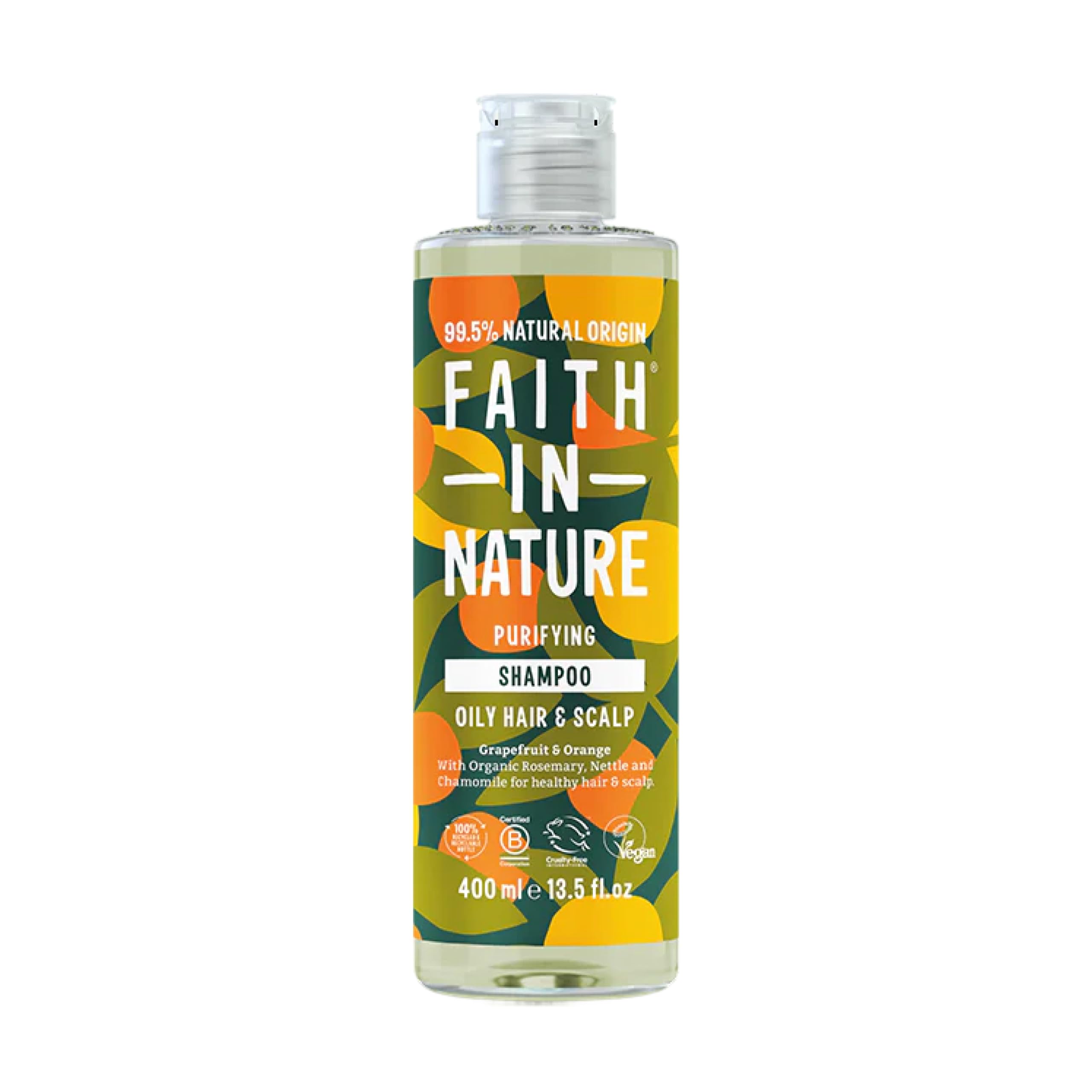 Faith in Nature Grapefruit & Orange Shampoo – Citrus Refresh for Greasy Hair