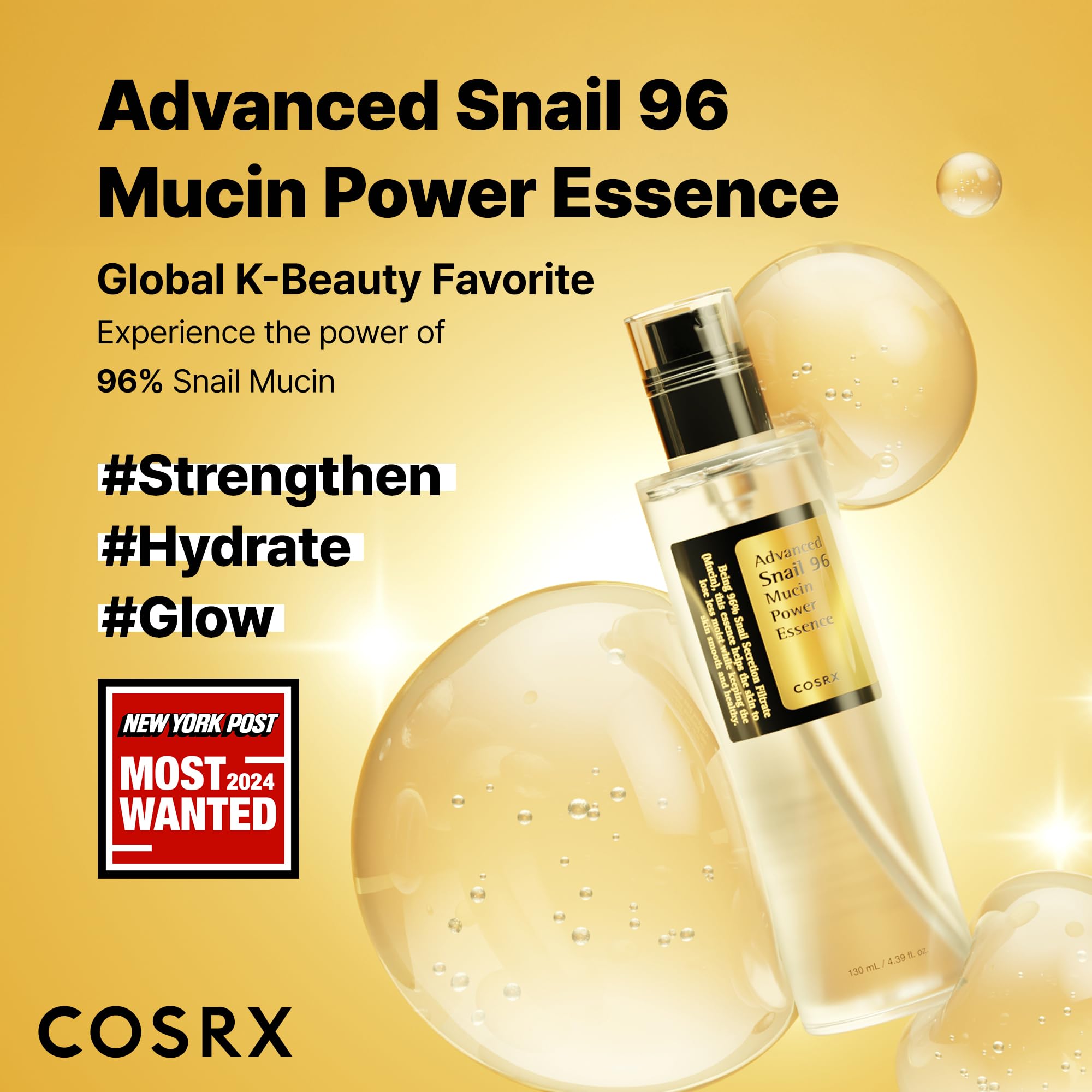 COSRX Advanced Snail 96 Mucin Power Essence 100ml – Hydrating & Skin Repair Serum