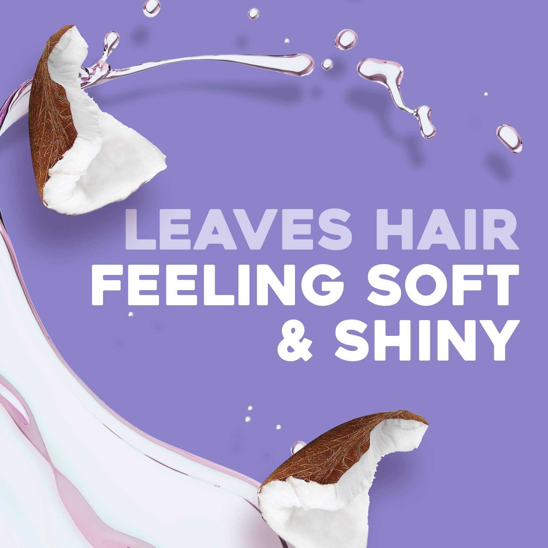 OGX Nourishing with Coconut Milk Hydrating Shampoo, Intensely Moisturizes for Immediate Softness from the First Use, Sulfate Free, 385ml
