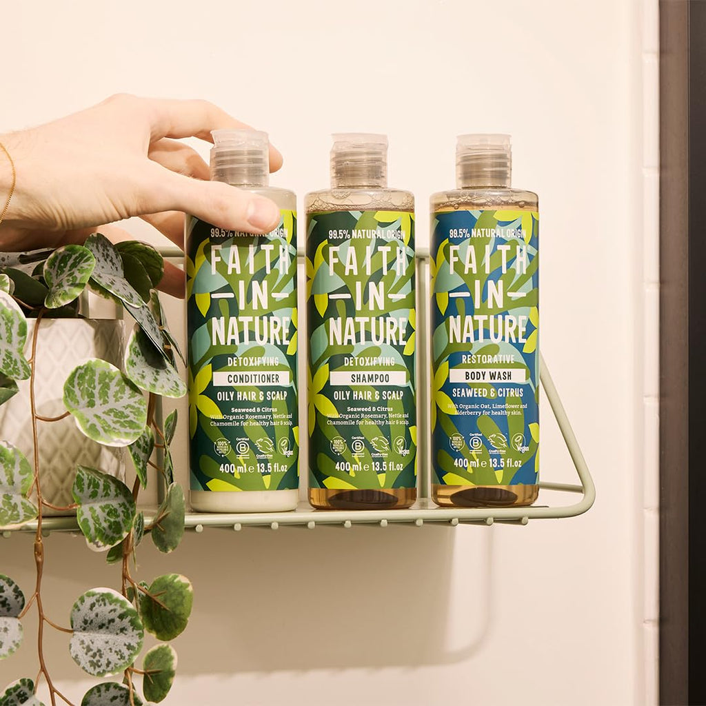 Faith in Nature Grapefruit & Orange Shampoo – Citrus Refresh for Greasy Hair