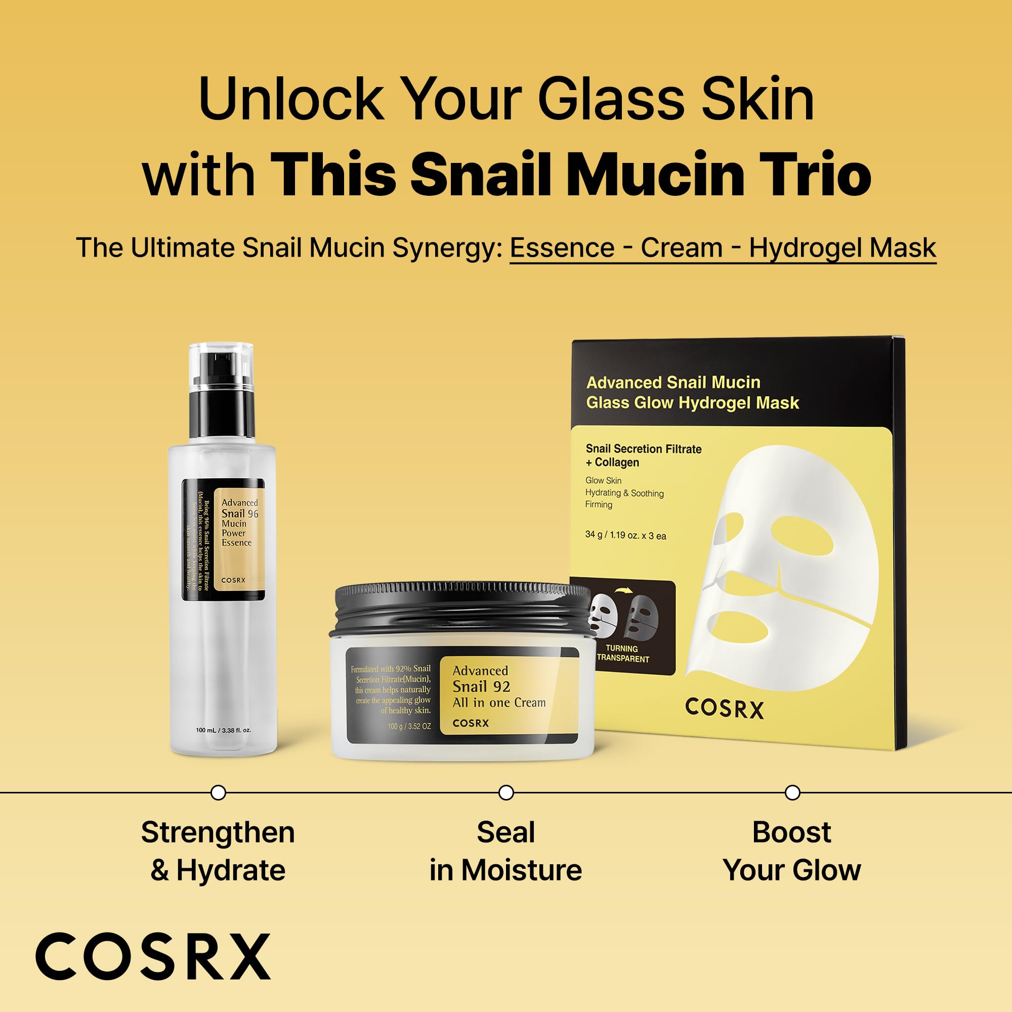 COSRX Advanced Snail 96 Mucin Power Essence 100ml – Hydrating & Skin Repair Serum