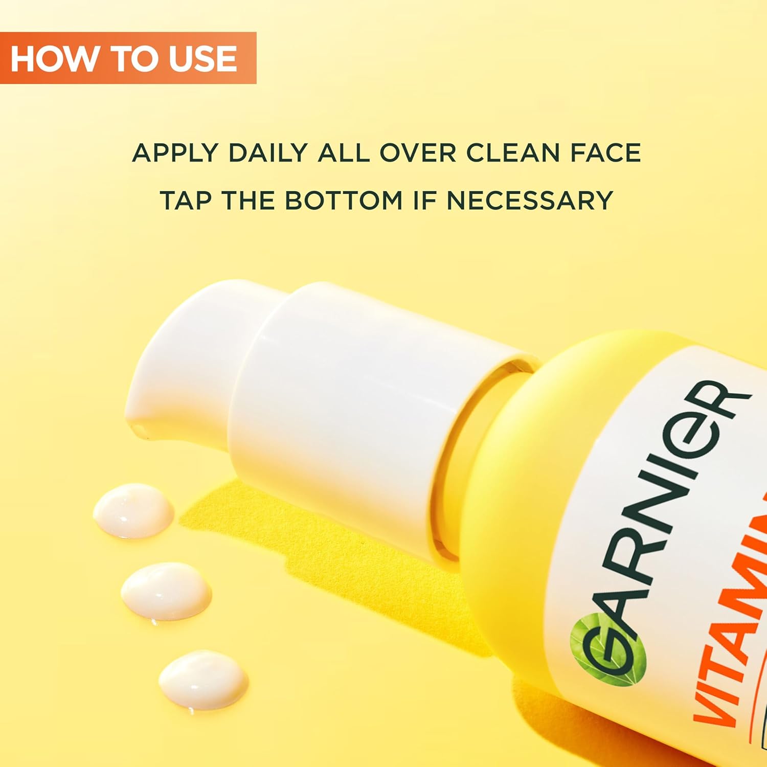 Garnier Vitamin C Brightening Cream SPF 25: Hydrates, Protects, & Brightens Skin. Natural, Cruelty-Free, 50ml. For All Skin Types.