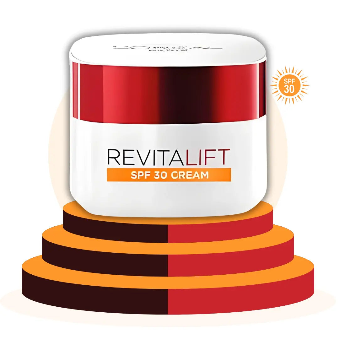 L’Oréal Paris Revitalift SPF 30 Day Cream, Anti-Wrinkle & Firming Moisturizer with Pro-Retinol & Peptides, 50ml
