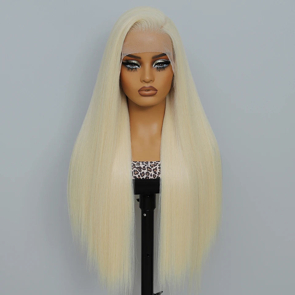 French Lace Ombre Brown 13x6 Synthetic Lace Frontal Wig For Women