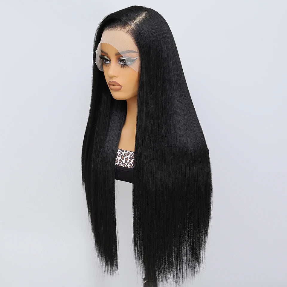 French Lace Ombre Brown 13x6 Synthetic Lace Frontal Wig For Women
