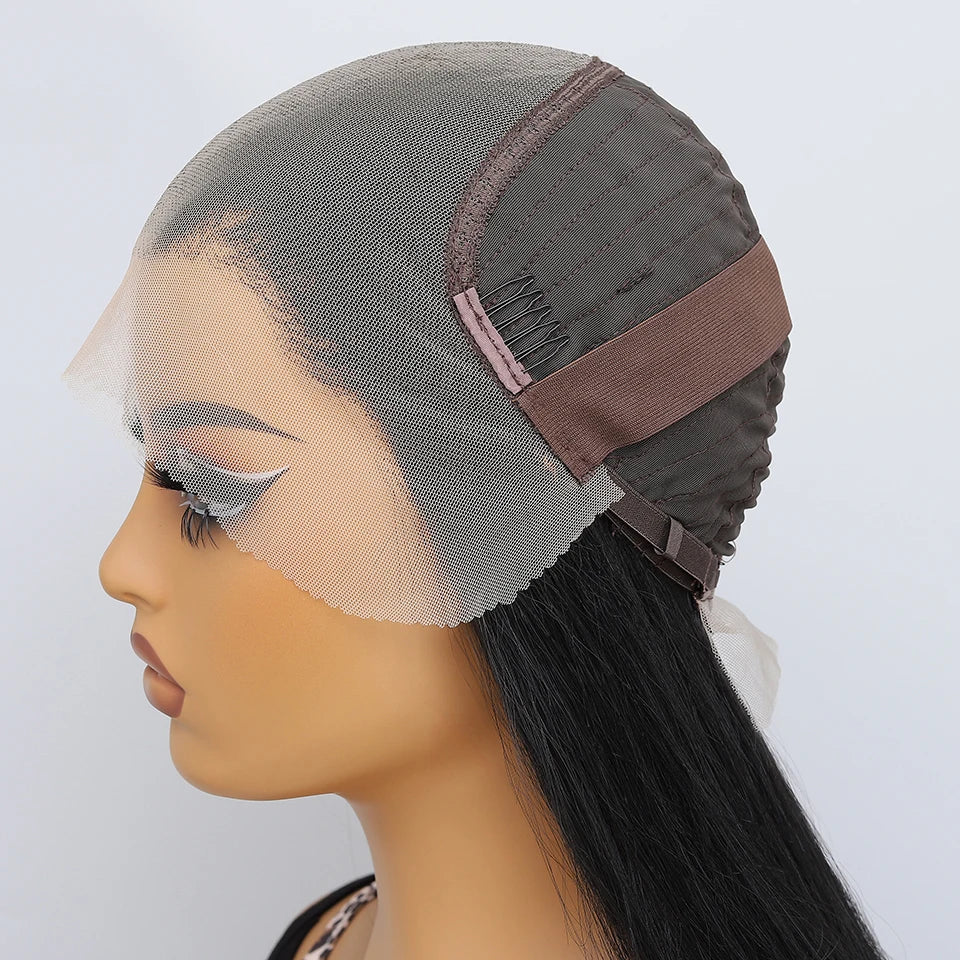 French Lace Ombre Brown 13x6 Synthetic Lace Frontal Wig For Women