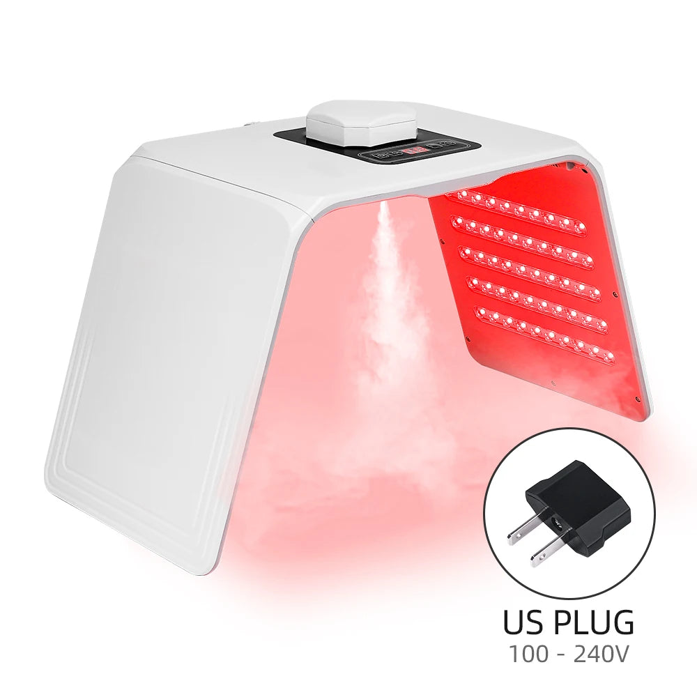 7 Colors LED Photon Machine With Nano Spray Beauty Salon Home Use Face Body LED Mask Machine