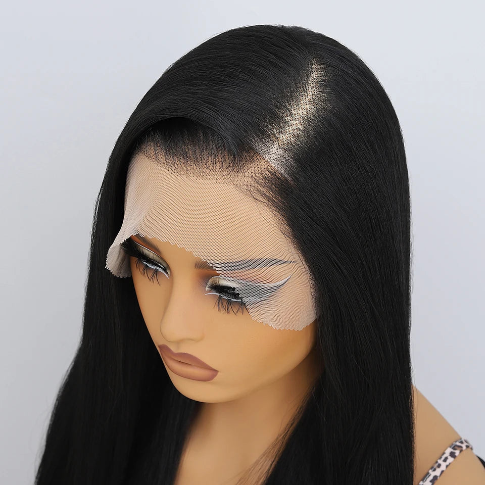 French Lace Ombre Brown 13x6 Synthetic Lace Frontal Wig For Women
