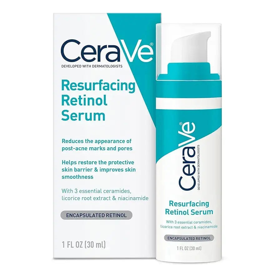 CeraVe Resurfacing Retinol Serum with Ceramides & Niacinamide – 30 ml The Nexa Pure