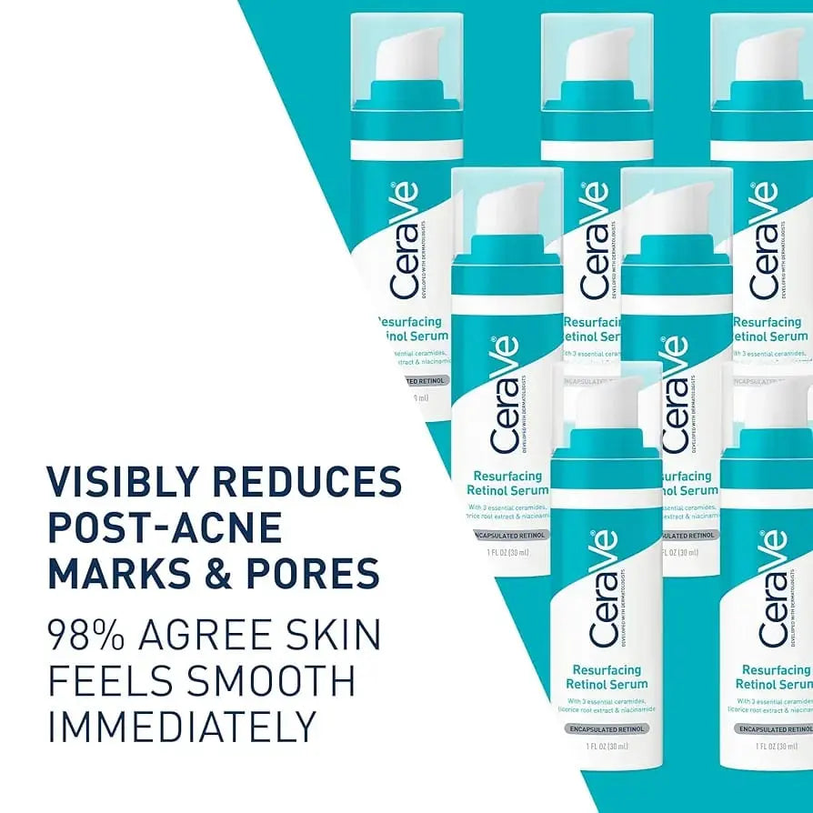 CeraVe Resurfacing Retinol Serum with Ceramides & Niacinamide – 30 ml The Nexa Pure